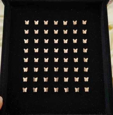 BUTTERFLY STICK ON ROSE GOLD 1