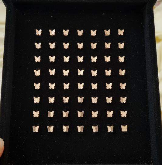 BUTTERFLY STICK ON ROSE GOLD 1