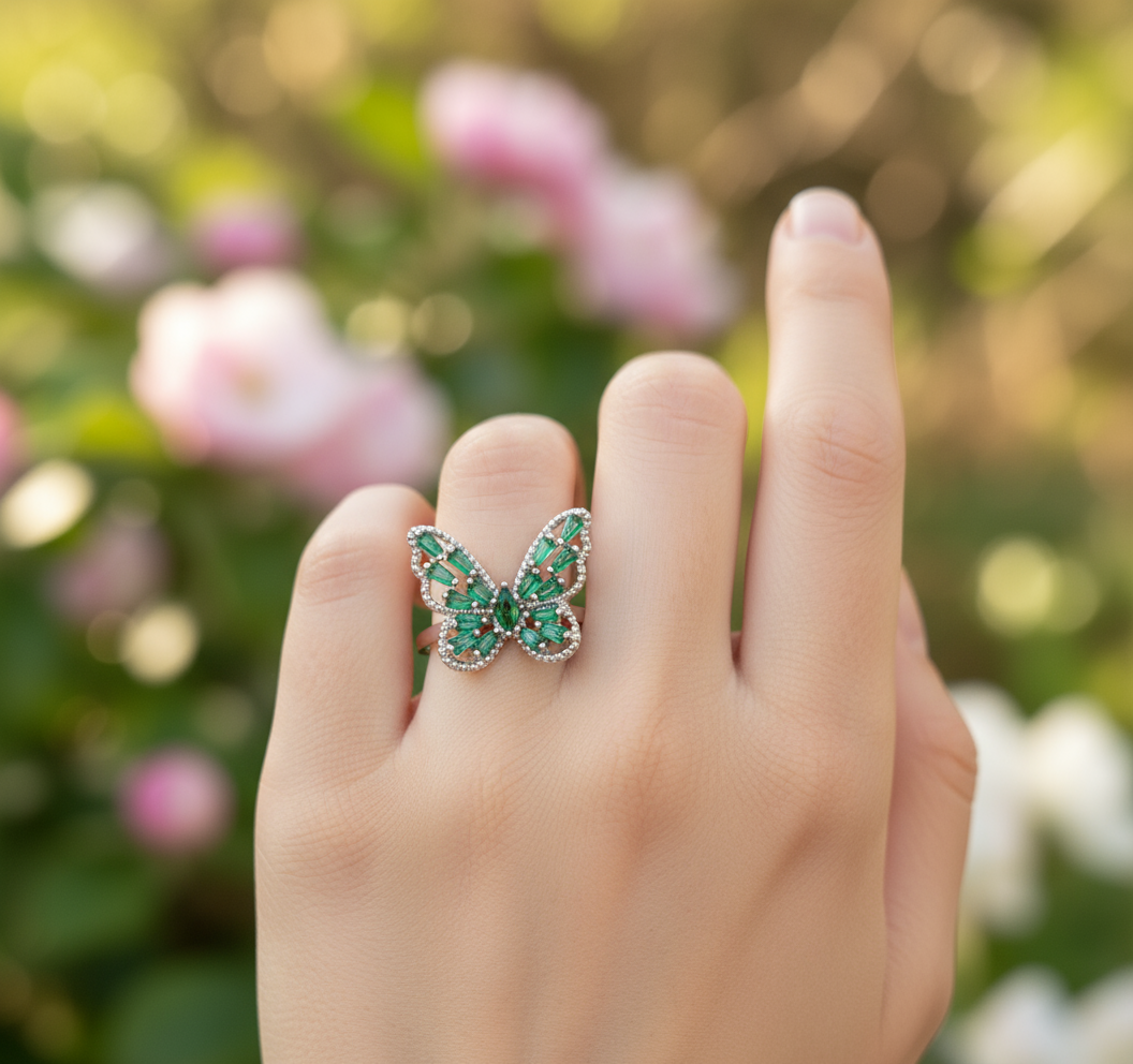 Green butterfly Loop 3