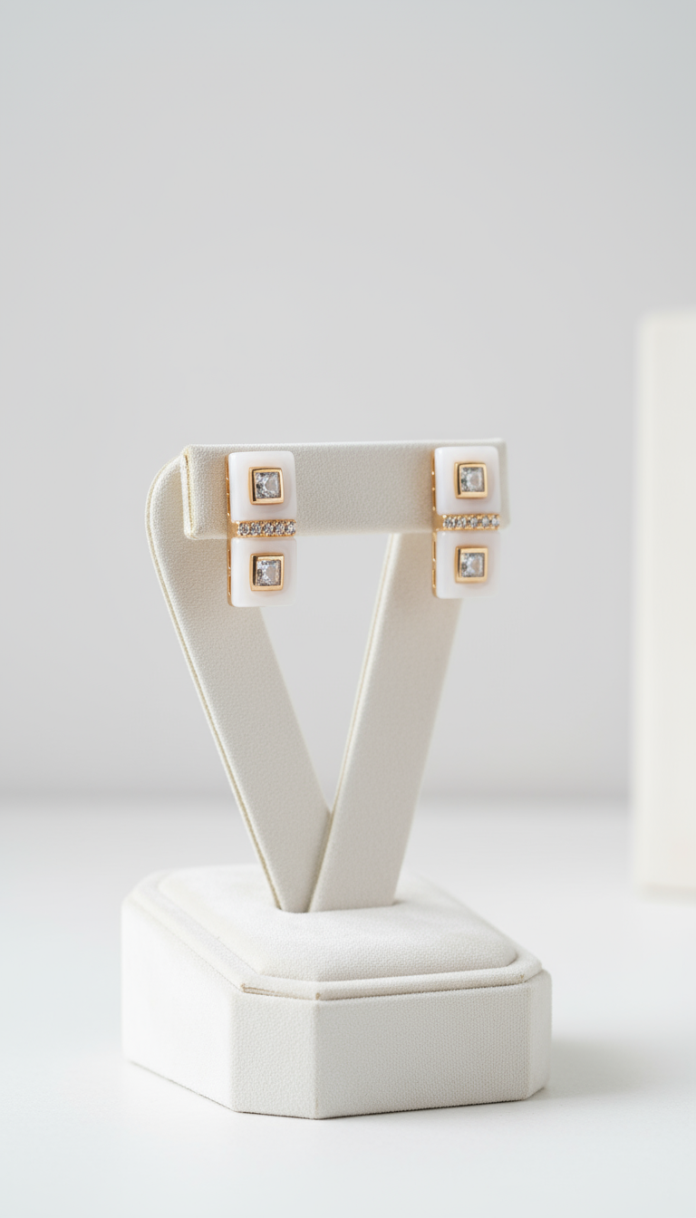 WHITE DOUBLE  SQUARE