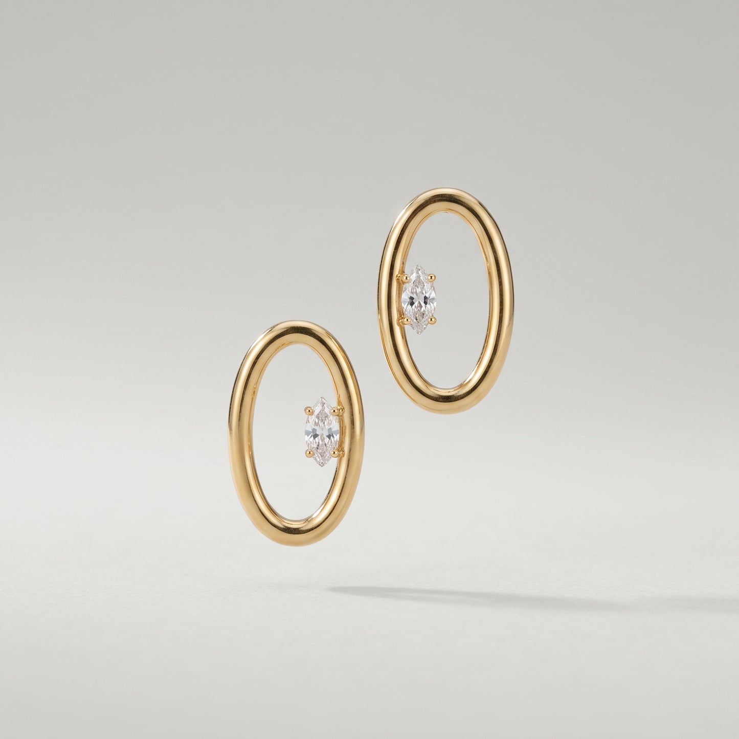 BIG CIRCLE CRYSTAL earring 
