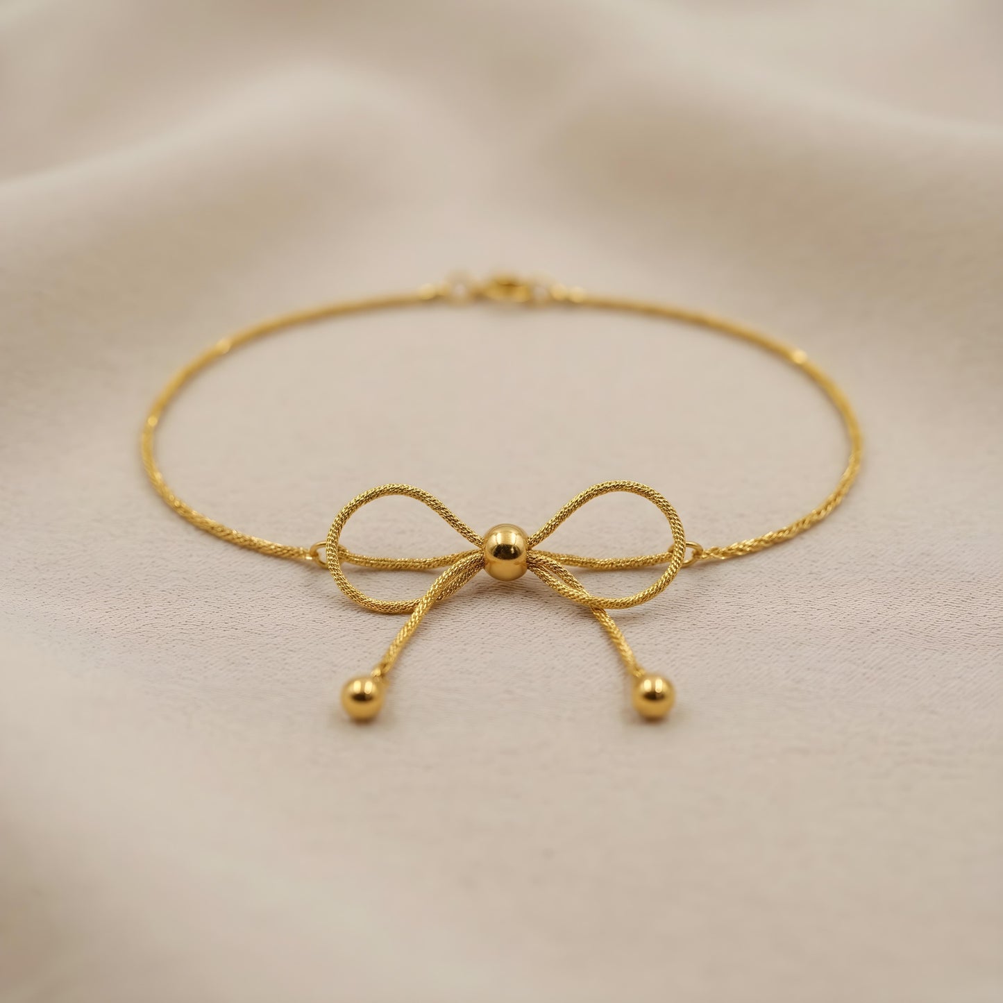 bow charm bracelet from house of eshita sahil