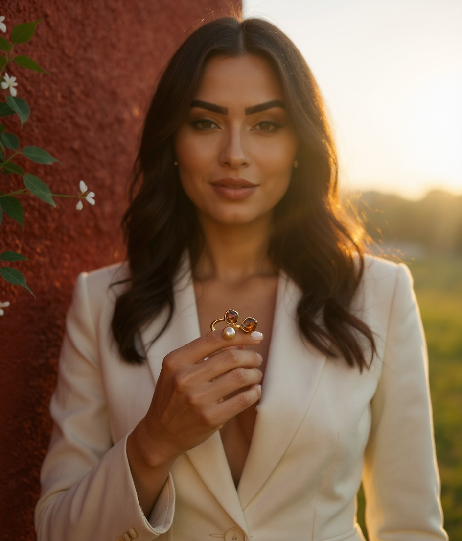 Golden Topaz Pearl 3