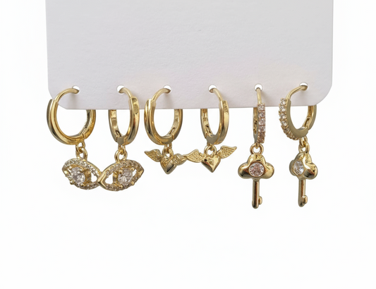 KEY EYE WING SET OF THREE 2