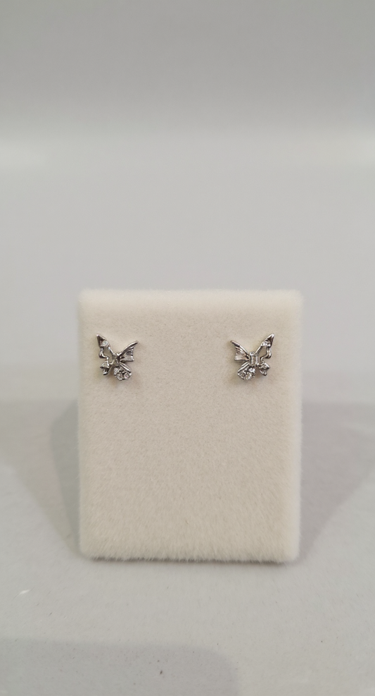 Openwork butterfly silver 1