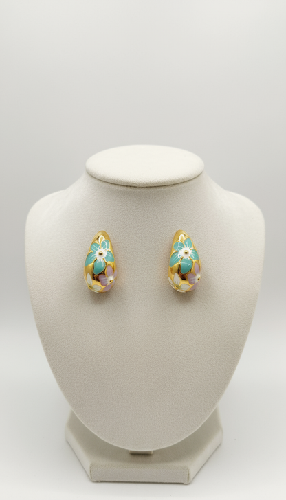 PEBBLO EARRINGS LIGHT BLUE 3