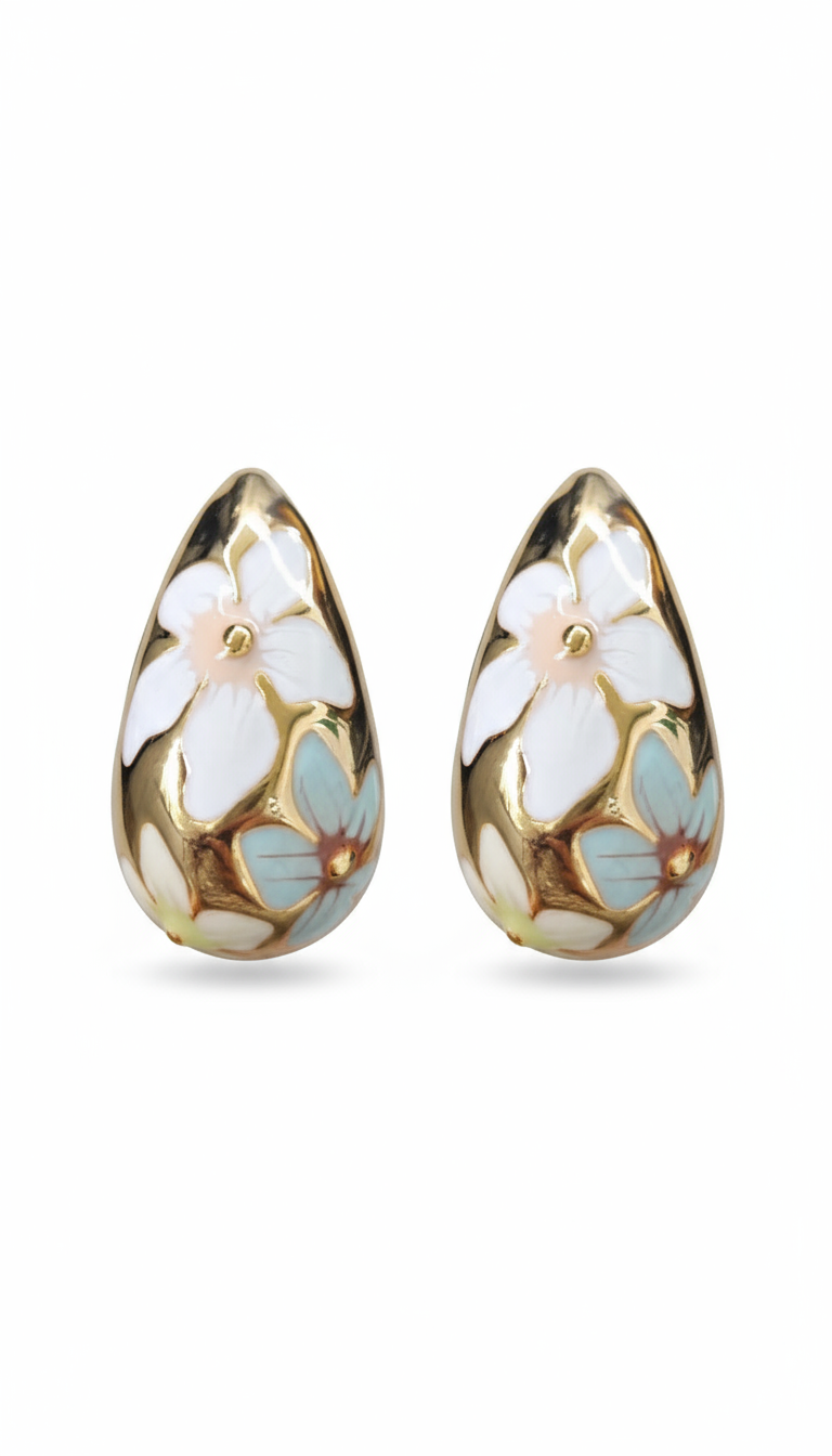 PEBBLO EARRINGS WHITE 3