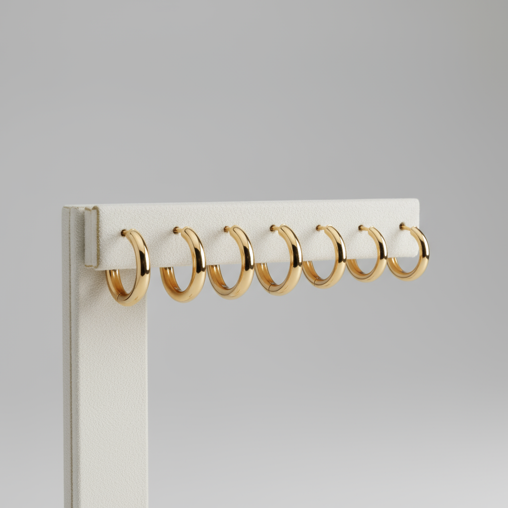 Plain Hoops SET OF THREE 1